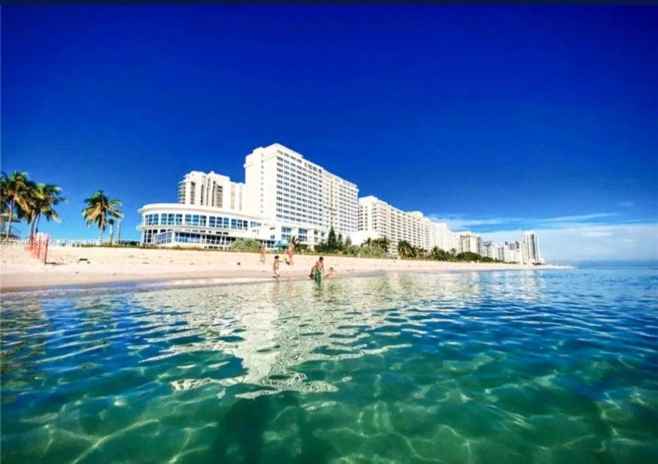 Castle L1 Double-Loft Condo With Beach Access, Pool, Tennis And Free Parking! Miami Beach Exterior photo